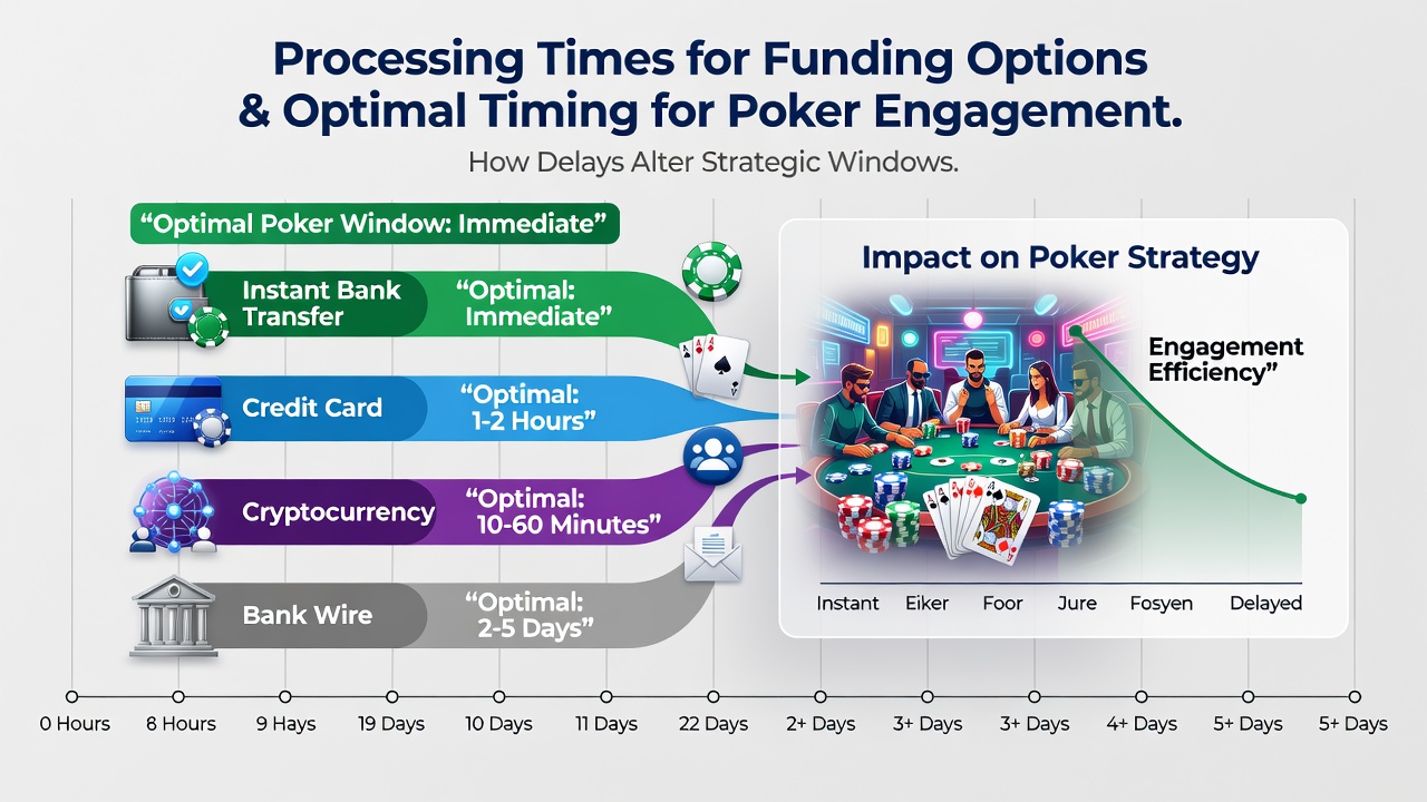 Chart comparing deposit speeds to tournament entry success rates in poker video slots