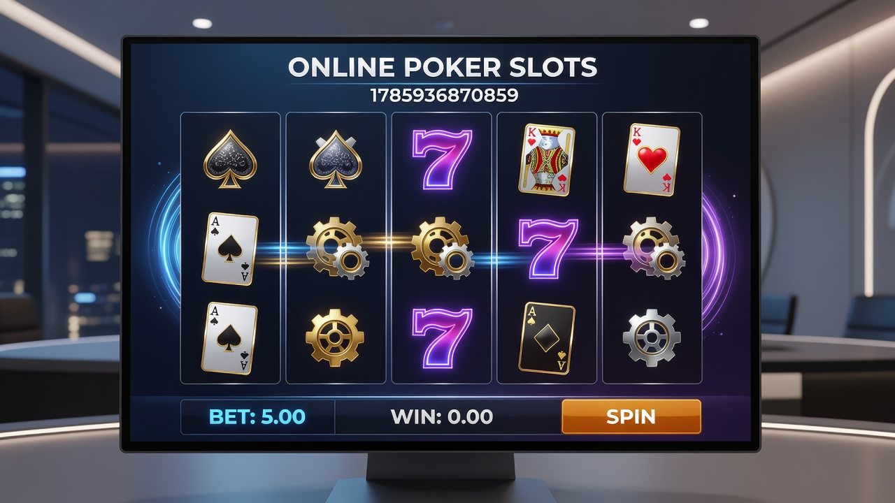 Mobile screen displaying poker slot tournament leaderboard and free spin accumulation