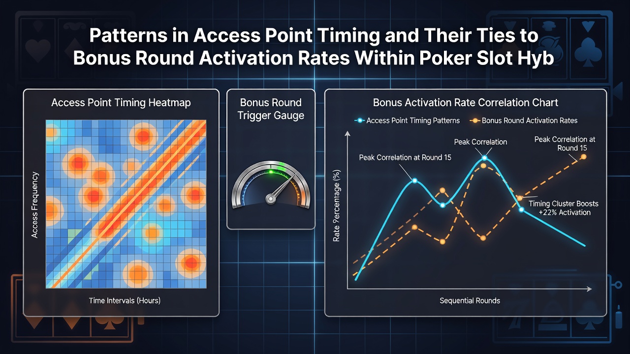 Close-up of portable device screen showing poker slot bonus round activation alongside network timing metrics