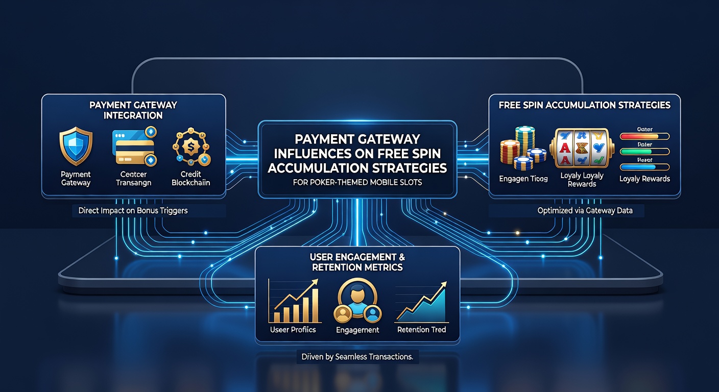 Strategic deposit flow diagram illustrating free spin accumulation paths in mobile poker slots via payment gateways