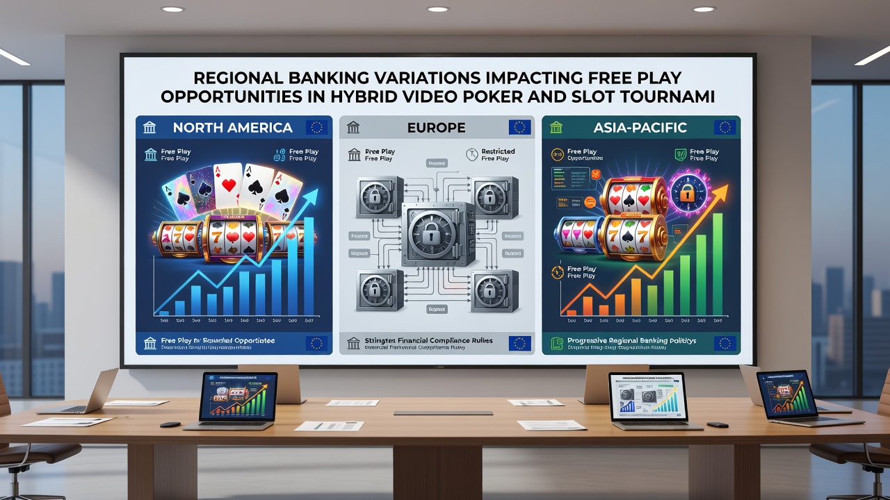Banking options and free play mechanics in hybrid slot poker tournaments